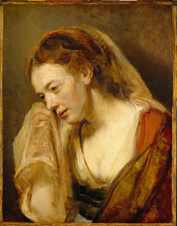 Una donna che piange - 1644