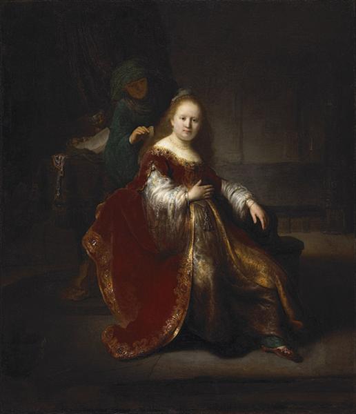 Eine junge Frau in ihrem Badezimmer - 1633