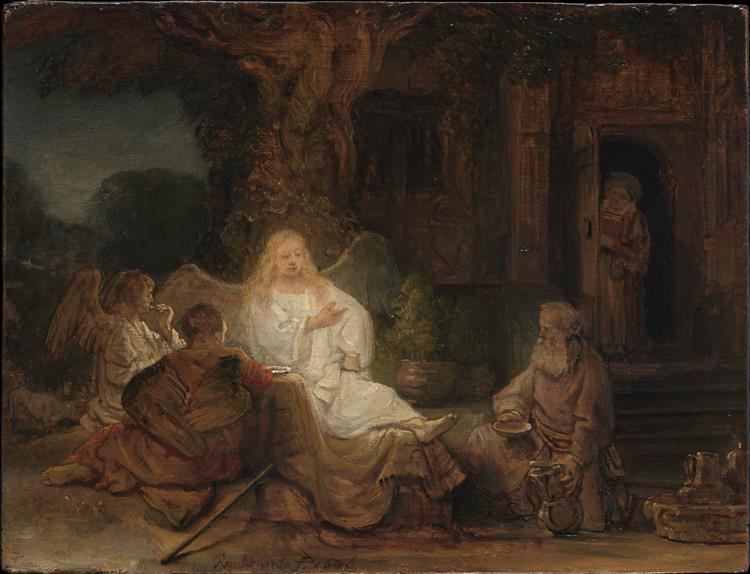 Abraham Sirviendo A Los Ángeles - 1646