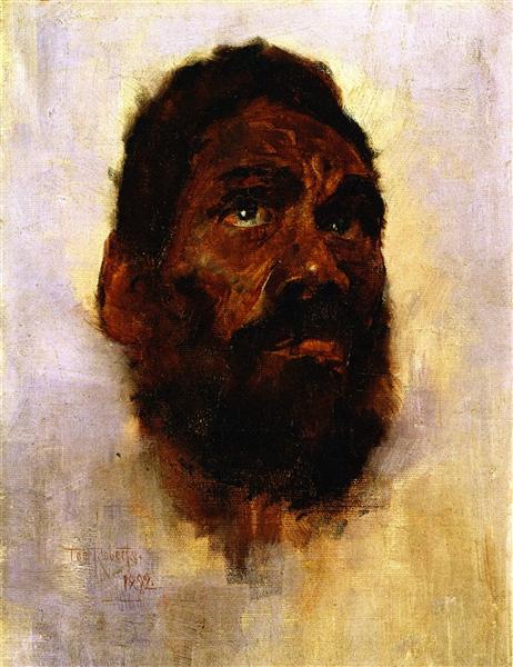 Cabeza Aborigen - Charlie Turner - 1892