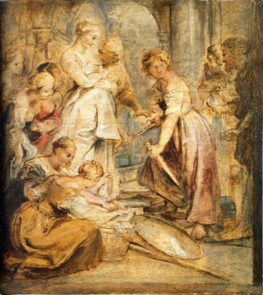 Achilles and the Daughters of Lykomedes - 1617