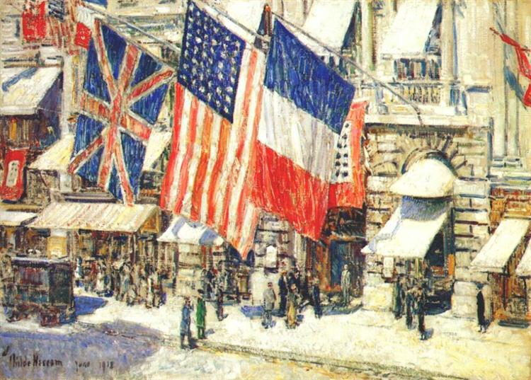 De l'autre côté de l'Avenida au soleil - juin 1918