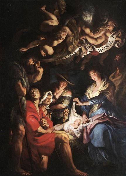 Adoration of the shepherds - 1608