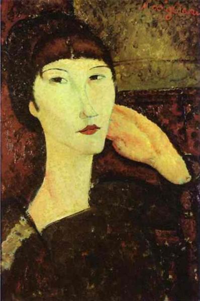 Adrienne (Mujer Con Flequillo) - 1917