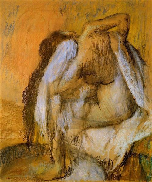 Después Del Baño - Mujer Secándose - 1905