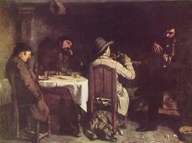 Después De Cenar En Ornans - 1849