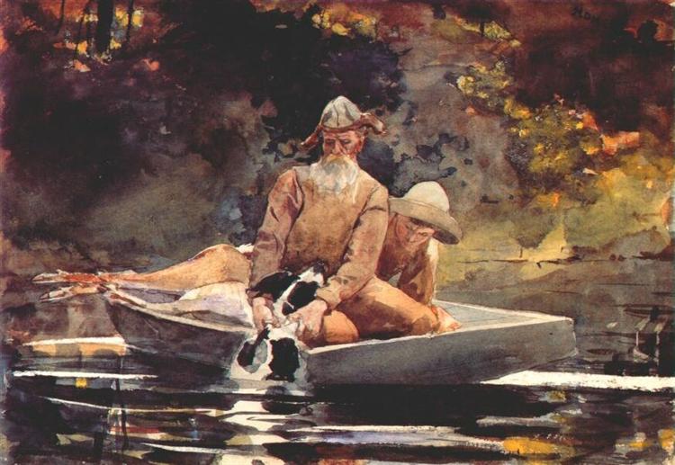 After hunting - 1892