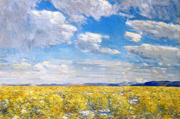 Cielo De La Tarde - Desierto De Harney - 1908