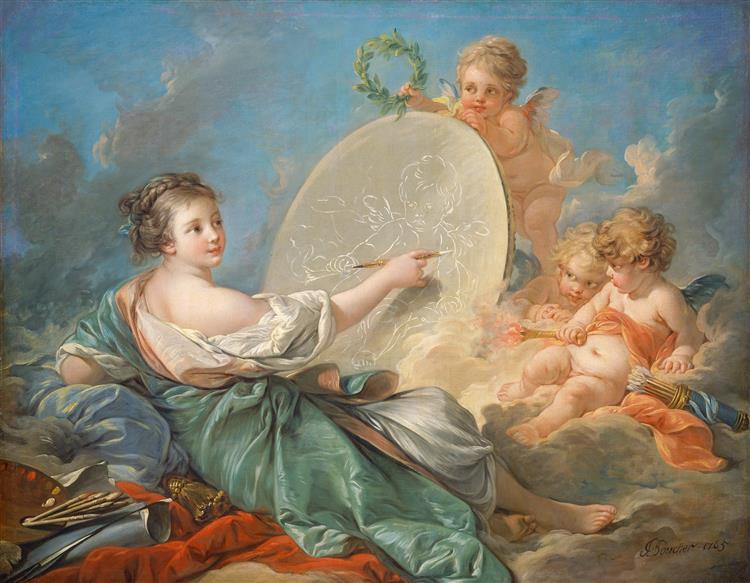 Maleri Allegory - 1765