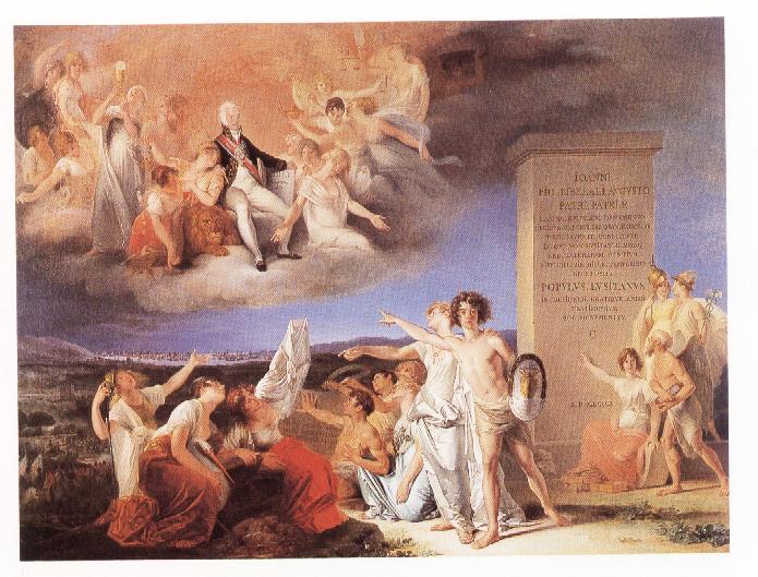 Allegory of the virtues of King João VI - 1800