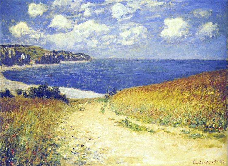 Alley near Pourville - 1882