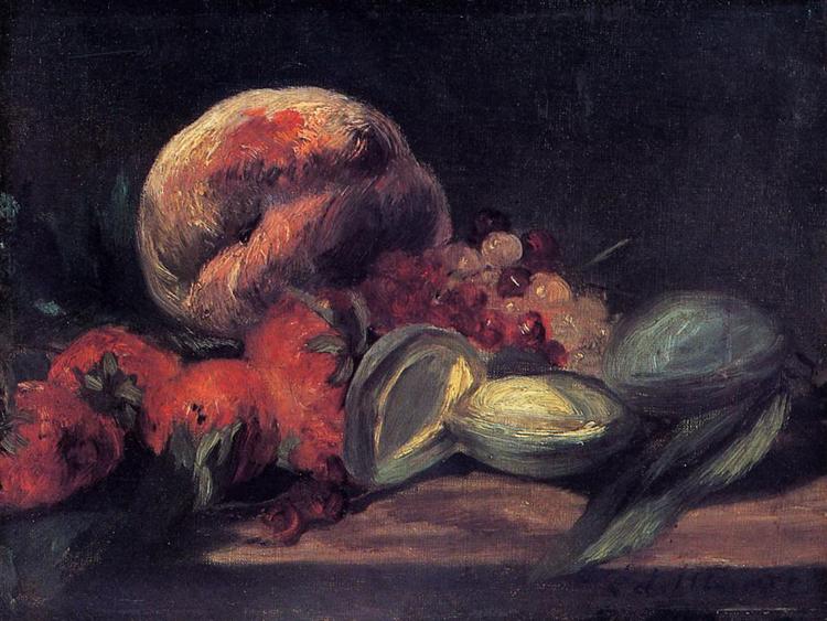 Almonds - Currows and Peach - 1869