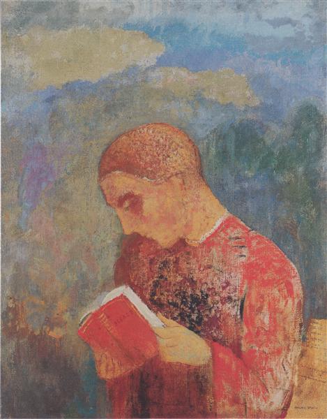 Alsazia o Monk Reading