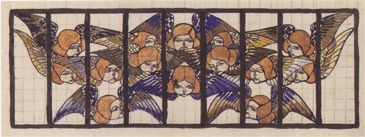 Am Steinhof Church - Ascending Fenster Design - 1905