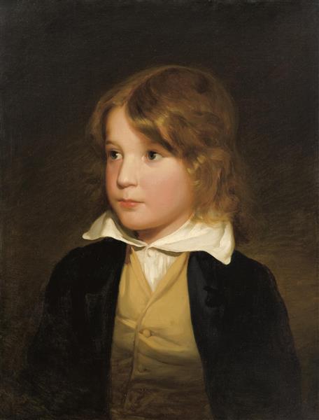 Joseph Amerling (1818 1885) - Frère de l'artiste - 1829