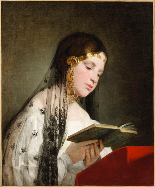 Woman reading - 1834