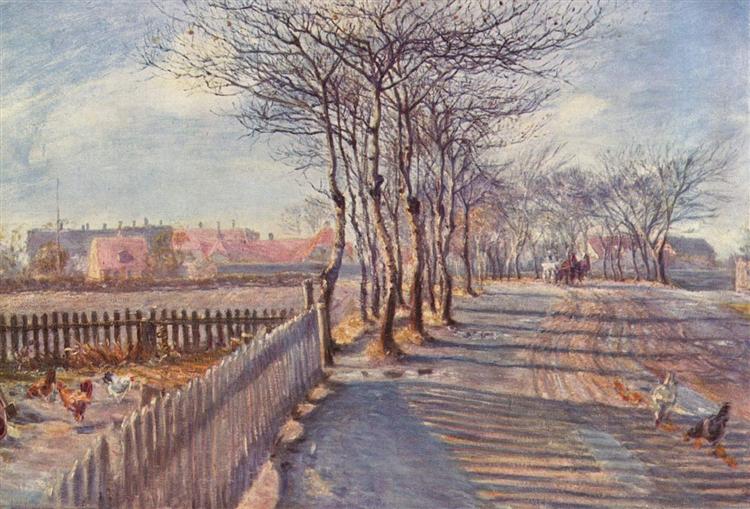 Eine Allee in Kastrup - 1891