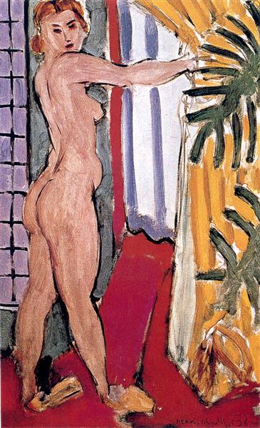 A nude before an open door 1936 