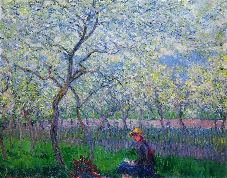 A garden in spring - 1886