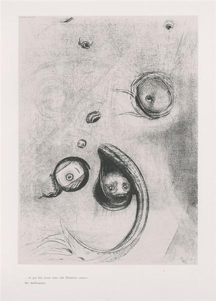 And the Headless Eyes Floated Like Mollusks (Plate 13) - 1896