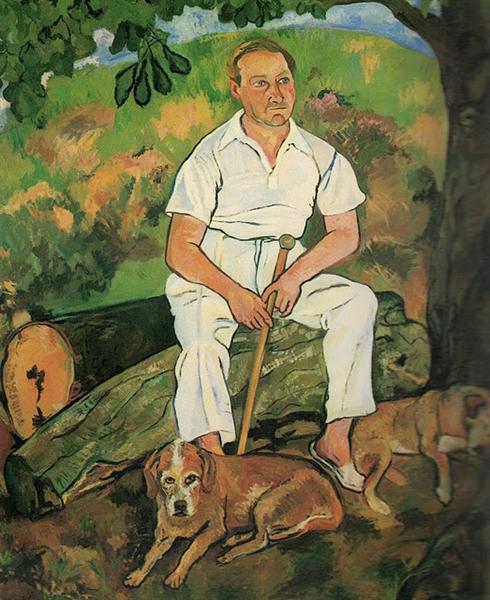 André Utter e seus cães - 1932