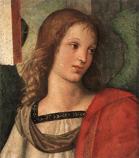 Angel (frammento della pala d'altare di Baronci) - 1500