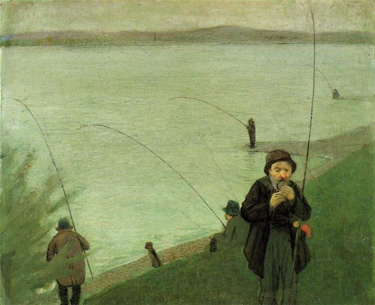 Fishermen in the Rin - 1907