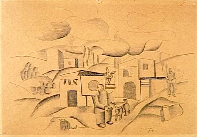 Paysage animé - 1921