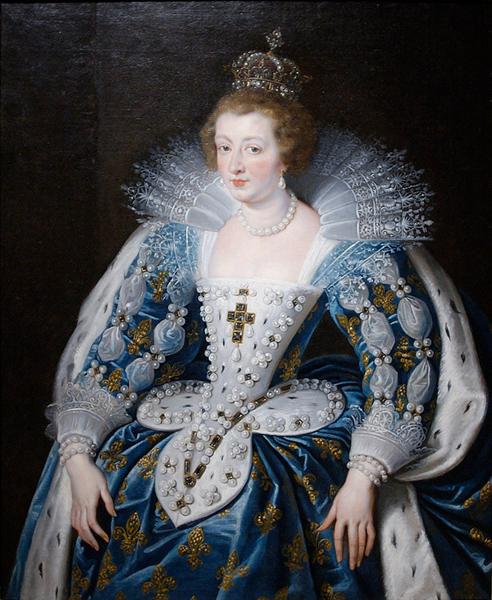 Ana de Austria - królowa Francji - matka króla Ludwika XIV - 1625