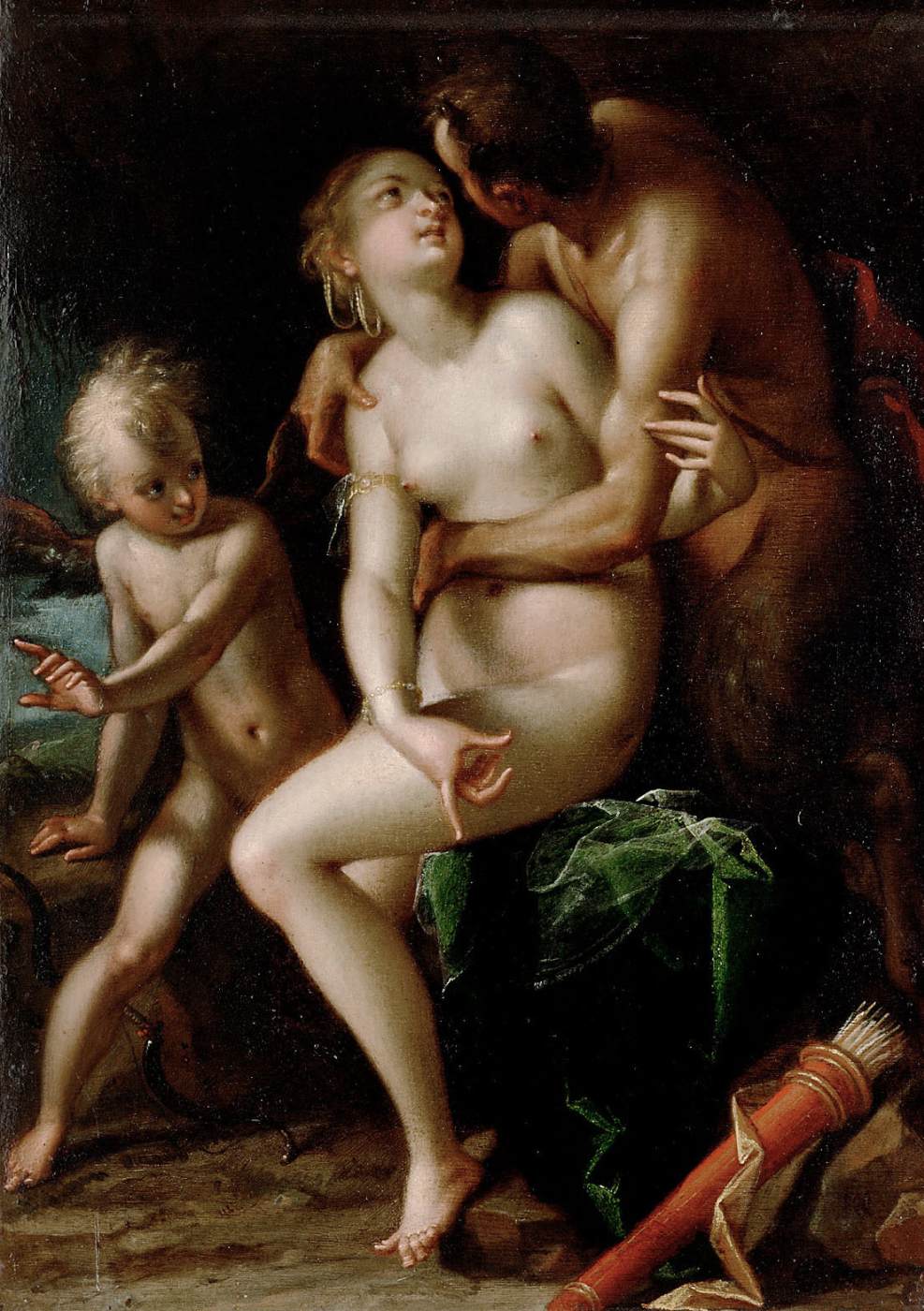 Júpiter, Antíope e Cupido