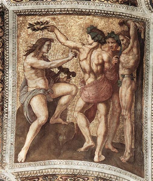 Apollo and Marsyas - From the 'Stanza Della Segnatura' - 1511