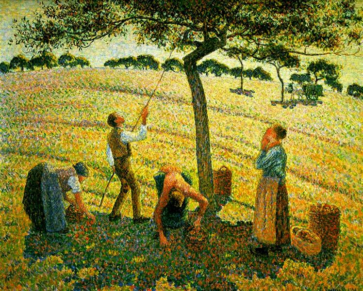 Apple picking in Eragny-Sur-Epte - 1888