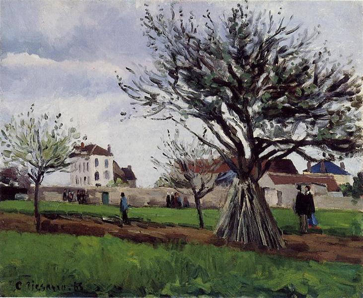 Apple trees in Pontoise - 1868