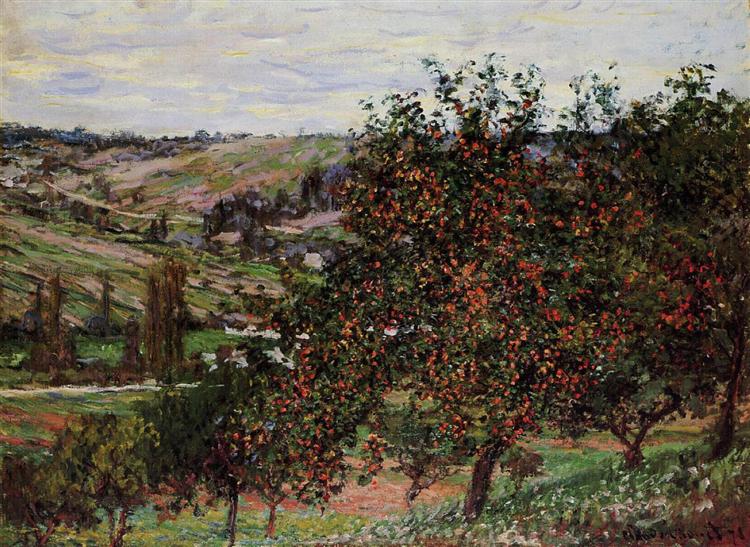 Manzanos Cerca De Vetheuil - 1878