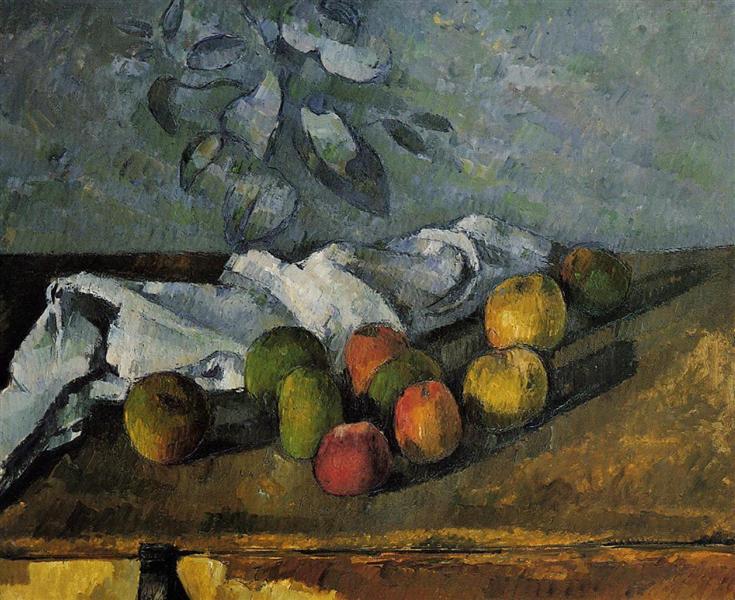 APPLES AND A NAPKET - 1880