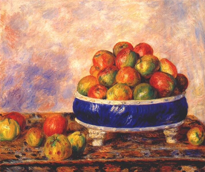 Manzanas En Un Plato - 1883