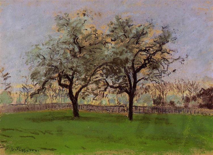 Apple trees in Pontoise - 1872