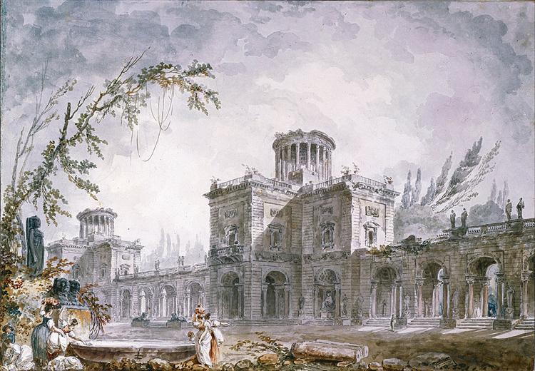 Architectural fantasy - 1760