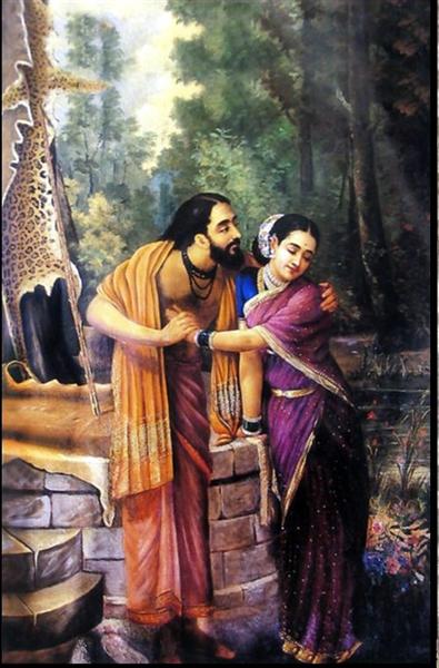 Arjuna and Subhadra - 1890