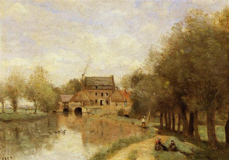 Arleux Du Nord - The Drocourt Mill - At The Sensee - 1871