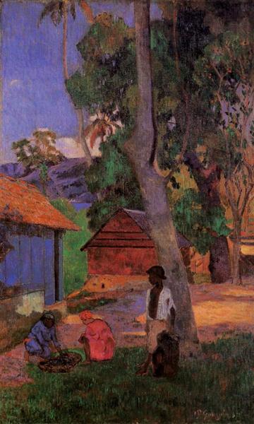 Around the Huts - 1887