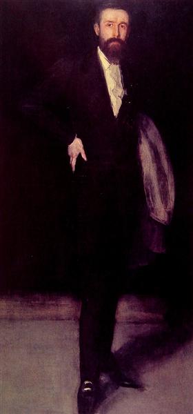 Black arrangement: Portrait of Fr Leyland - 1873