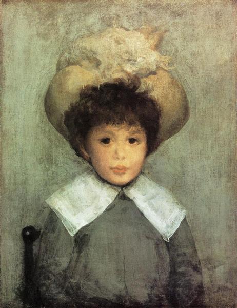 Arreglo En Gris Retrato Del Maestro Stephen Manuel - 1885