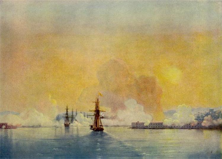 Chegada a Sebastopol Bay - 1852