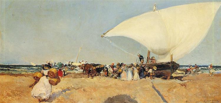 Arrival of the ships - 1898