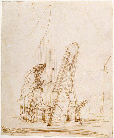 Artista En Su Estudio - 1633