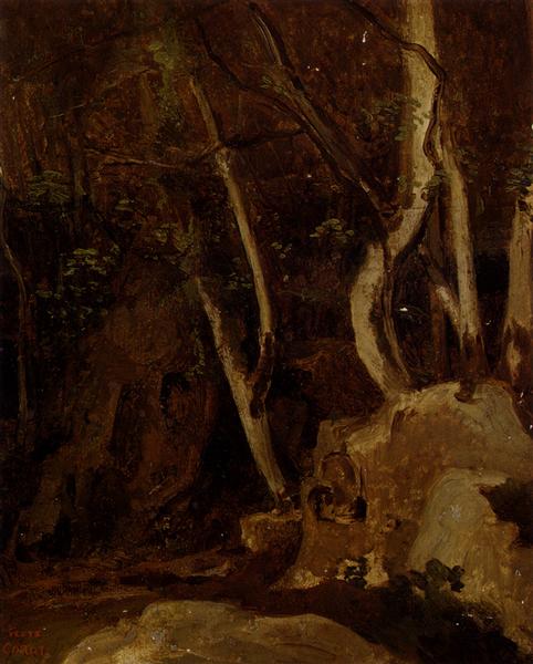 Em Civita Castellana - Rochas Arborizadas - 1828