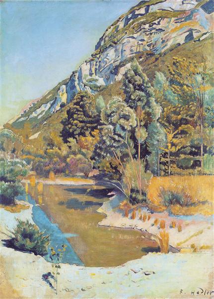 At the foot of Petit Saleve - 1890