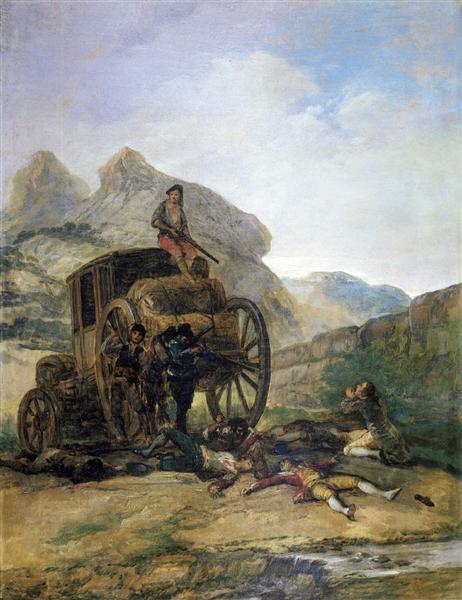 Attaque d'une voiture - 1793