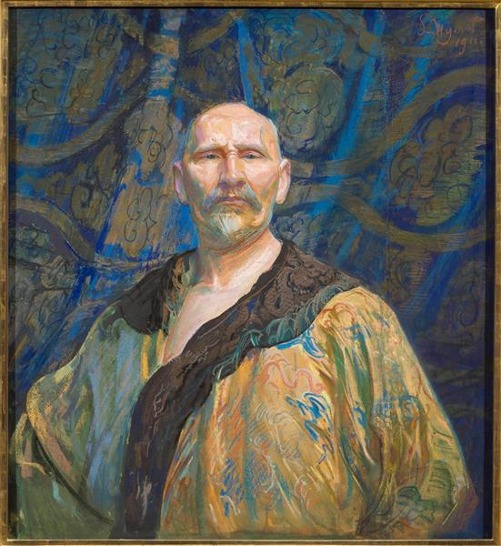 Self -Portrait w chińskim krawiectwie